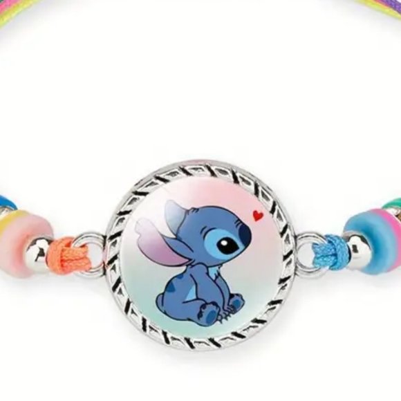 DISNEY Lilo & Stitch🌺 | Stitch Friendship Charm Bracelet ~ Hawaii 🌺, Rainbow - Picture 3 of 8